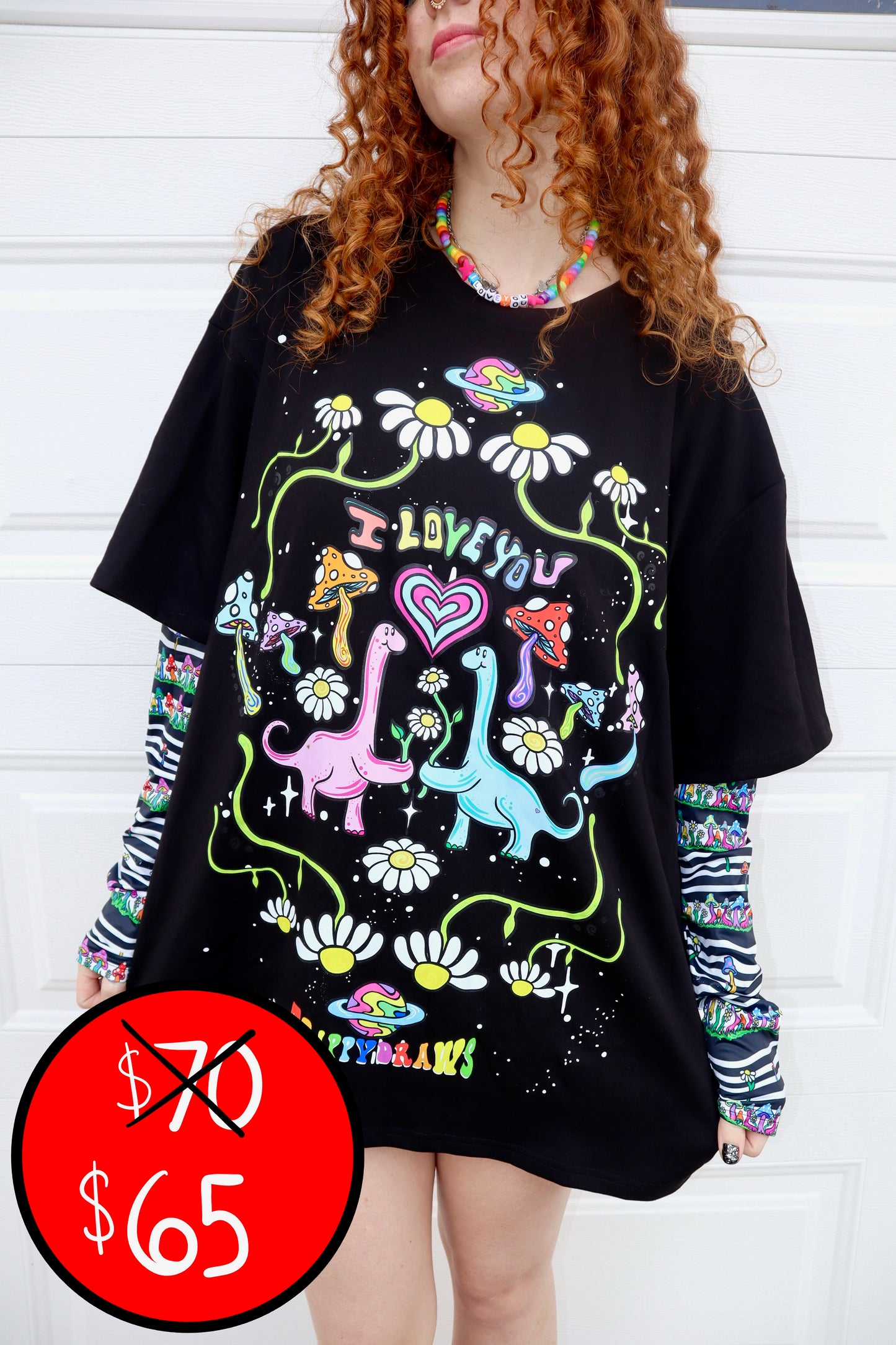 DINOSAUR I LOVE YOU LONG SLEEVE TSHIRT