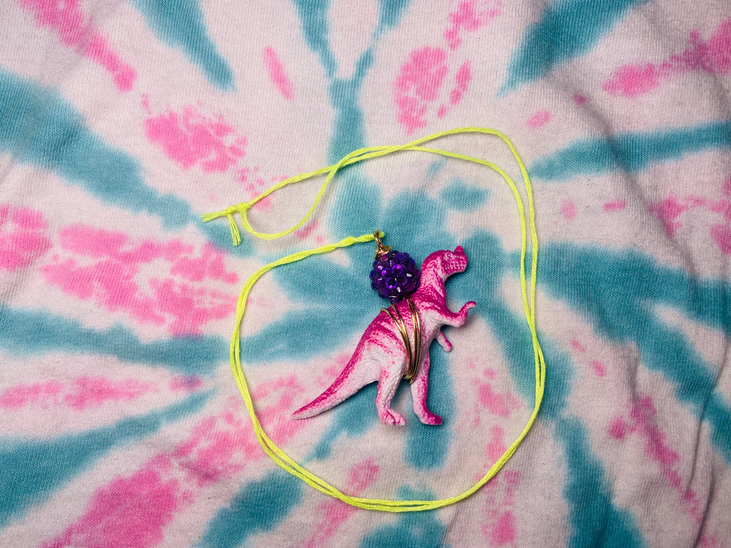PINKY THE DINO NECKLACE