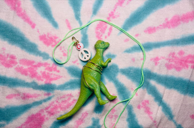 GREEN PEACE DINO WITH WHITE SMILE CHARM