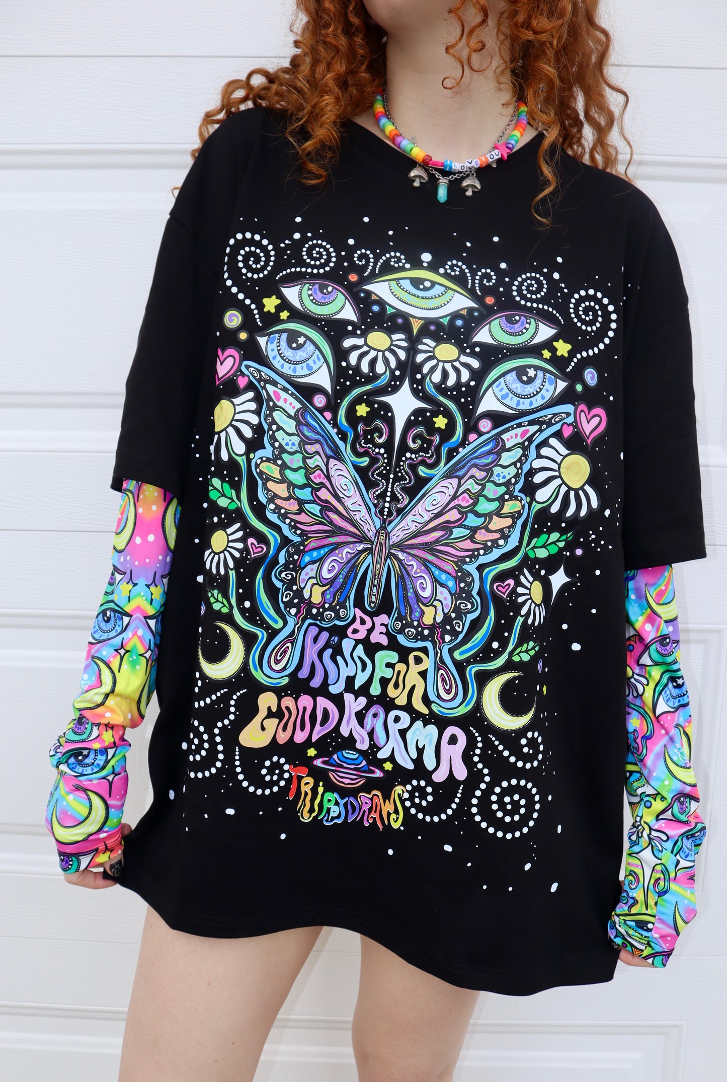 LONG SLEEVE BUTTERFLY TSHIRT