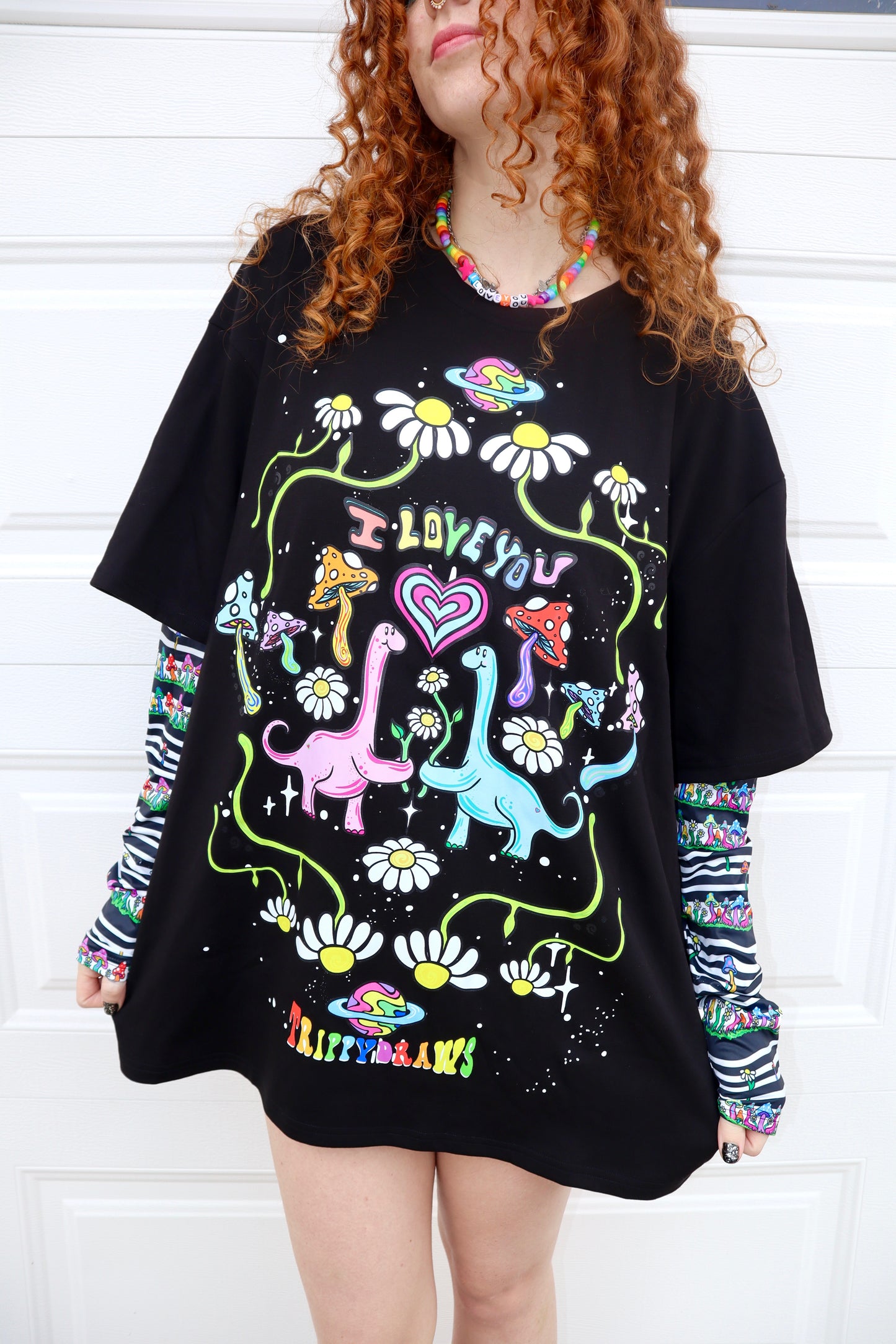 DINOSAUR I LOVE YOU LONG SLEEVE TSHIRT