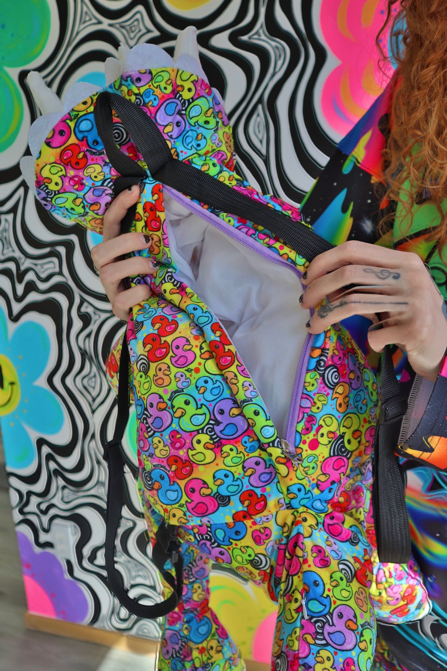 NEW DUCKIE DINOSAUR BACKPACK