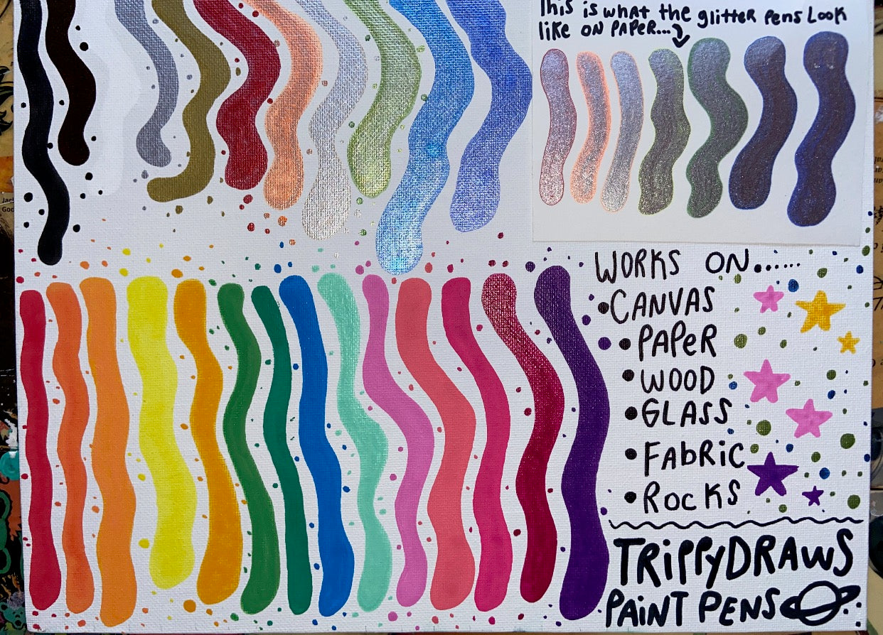 Flower Posca Rock Painting Pens Trippy Posca Pens Drawing Cool