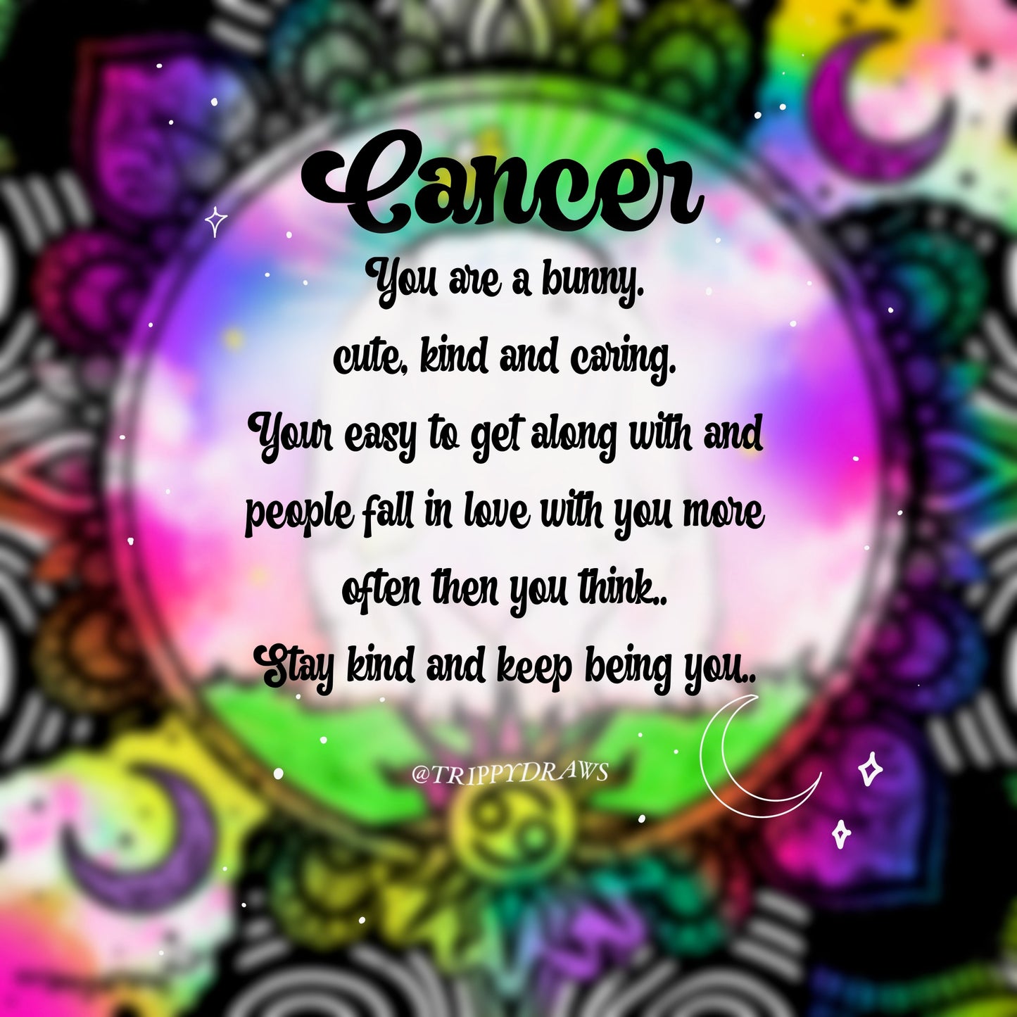 CANCER Zodiac Mini Tapestry