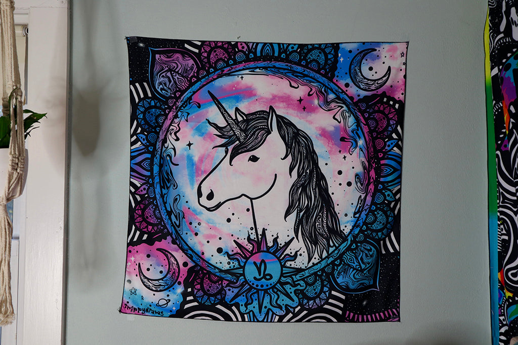 CAPRICORN Zodiac Mini Tapestry
