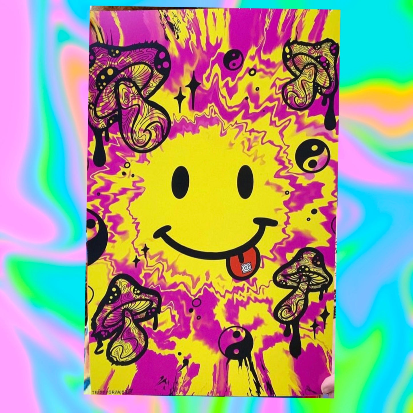 Smily acid print